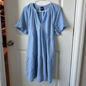 GAP Sky Blue Casual Dress